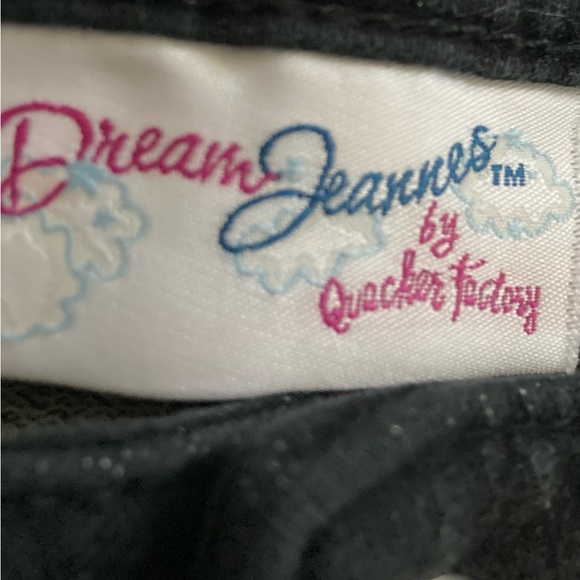 Ladies Size 6 Dream Jeannes by Quacker Factory Black Denim Jeans - Picture 4 of 15